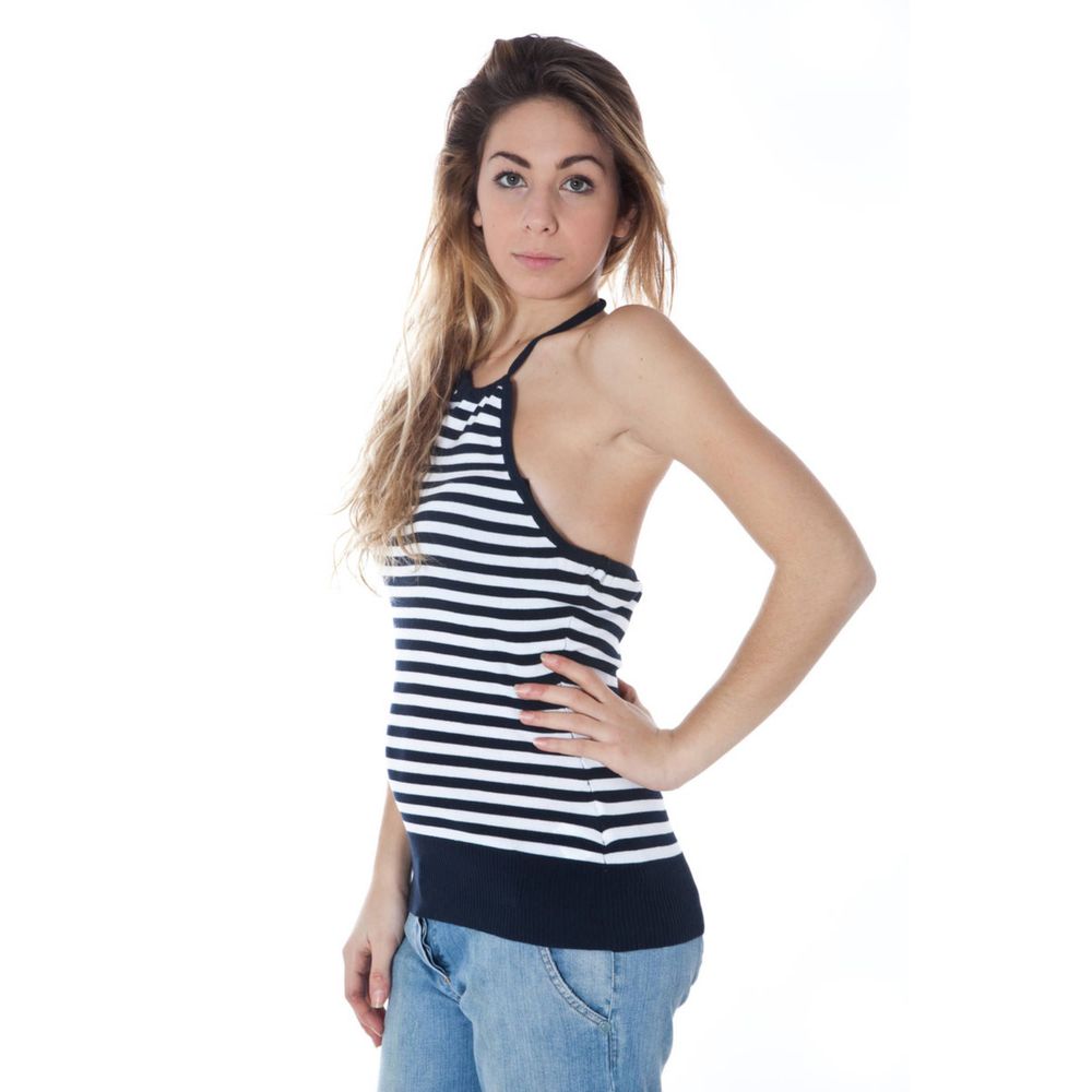 Datch Blaues Baumwoll-Tank-Top