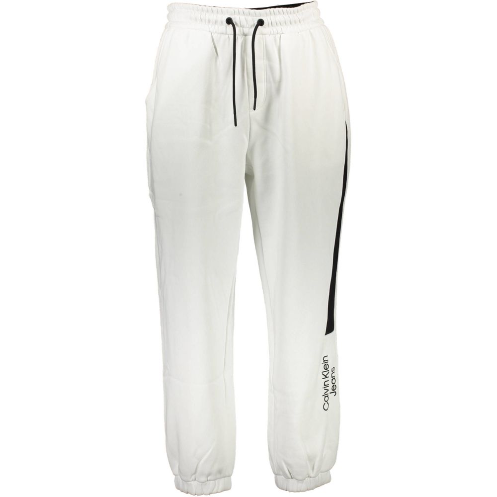 Calvin Klein Weiße Baumwollhose