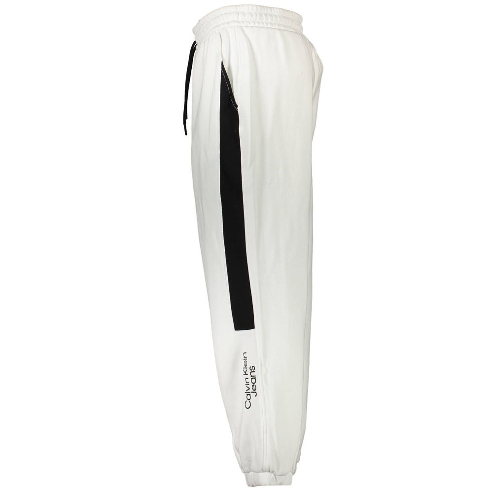 Calvin Klein Weiße Baumwollhose