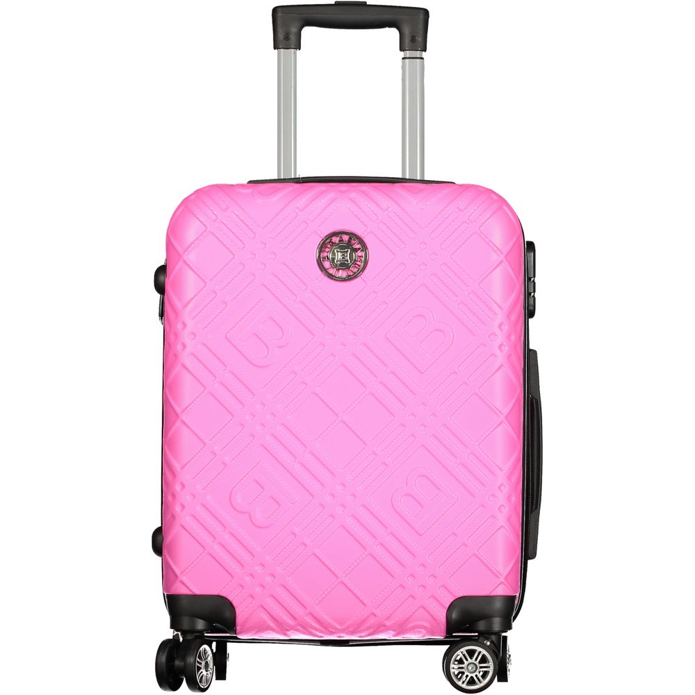 Laura Biagiotti Rosa Polyethylen-Gepäck und Reisen