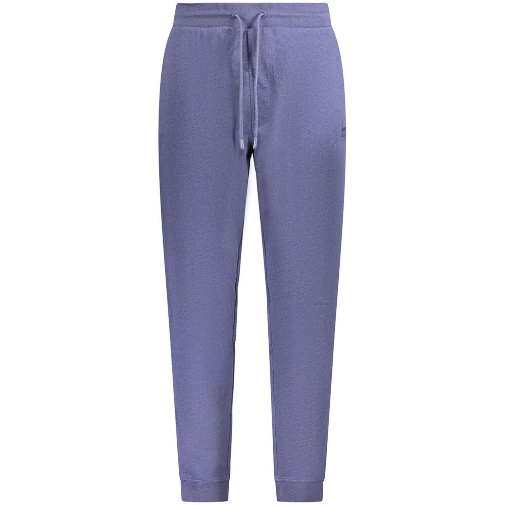 Hugo Boss Blaue Baumwollhose