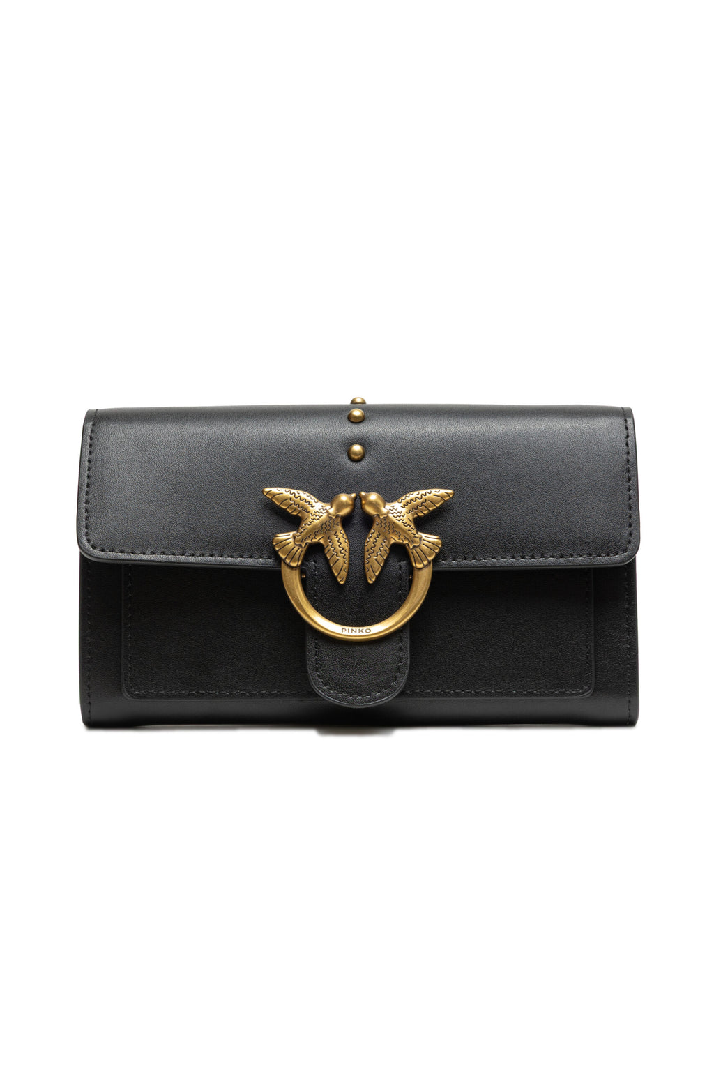 PINKO Schwarz Mini Love Tasche One Simply