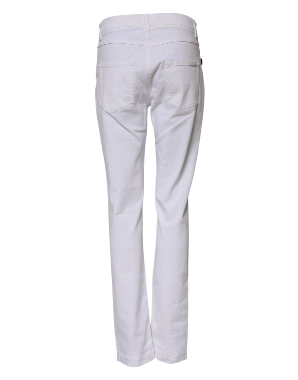 Dolce & Gabbana Weiße Jeans mit Paillettenstickerei GIRLY Denim