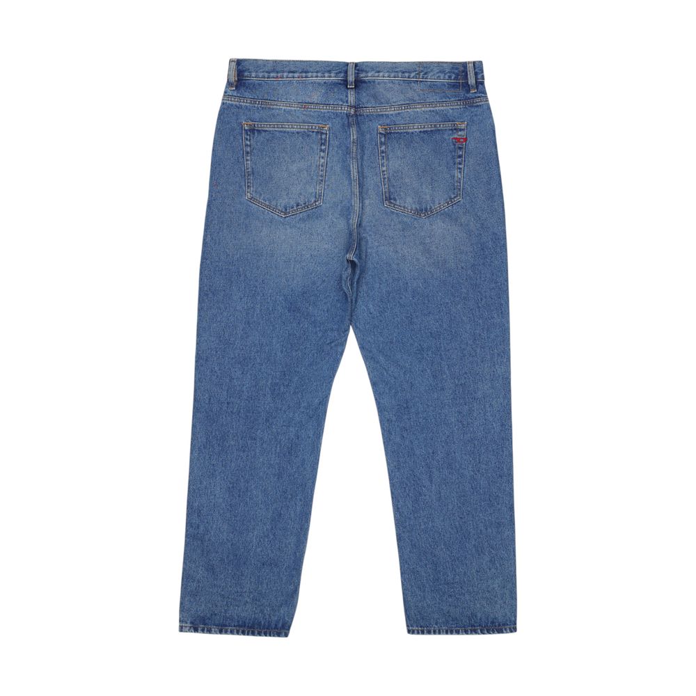 Diesel Relaxed Fit Jeans aus blauer Baumwolle