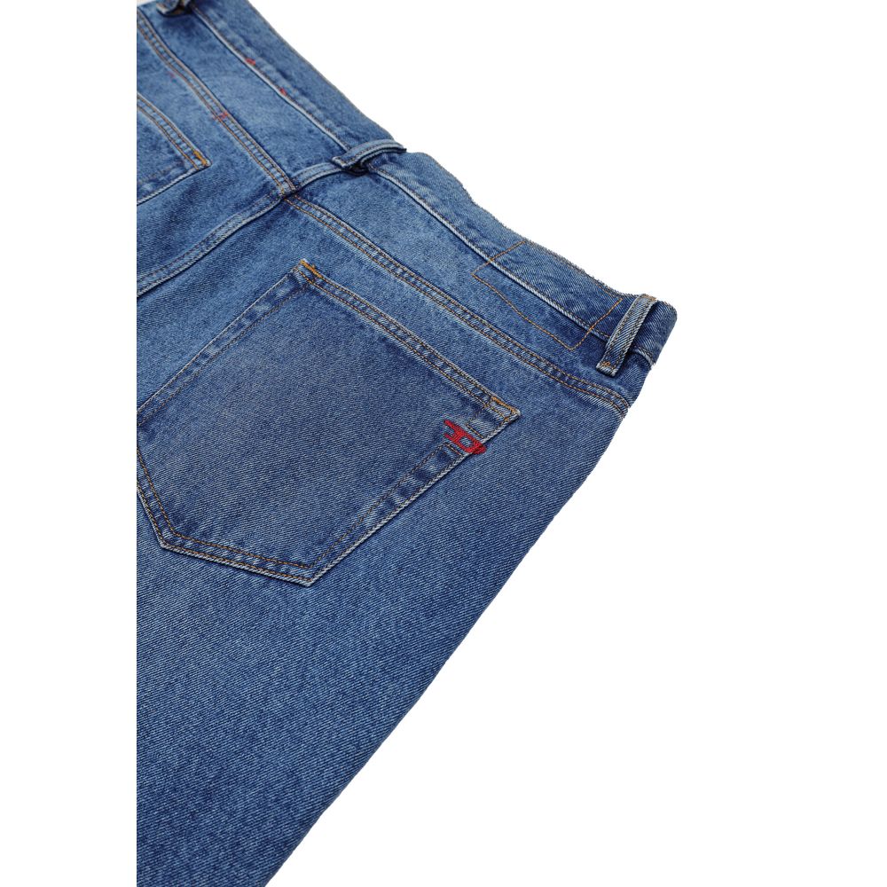 Diesel Relaxed Fit Jeans aus blauer Baumwolle