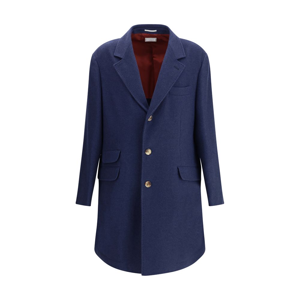 Brunello Cucinelli Leichter Stoffmantel