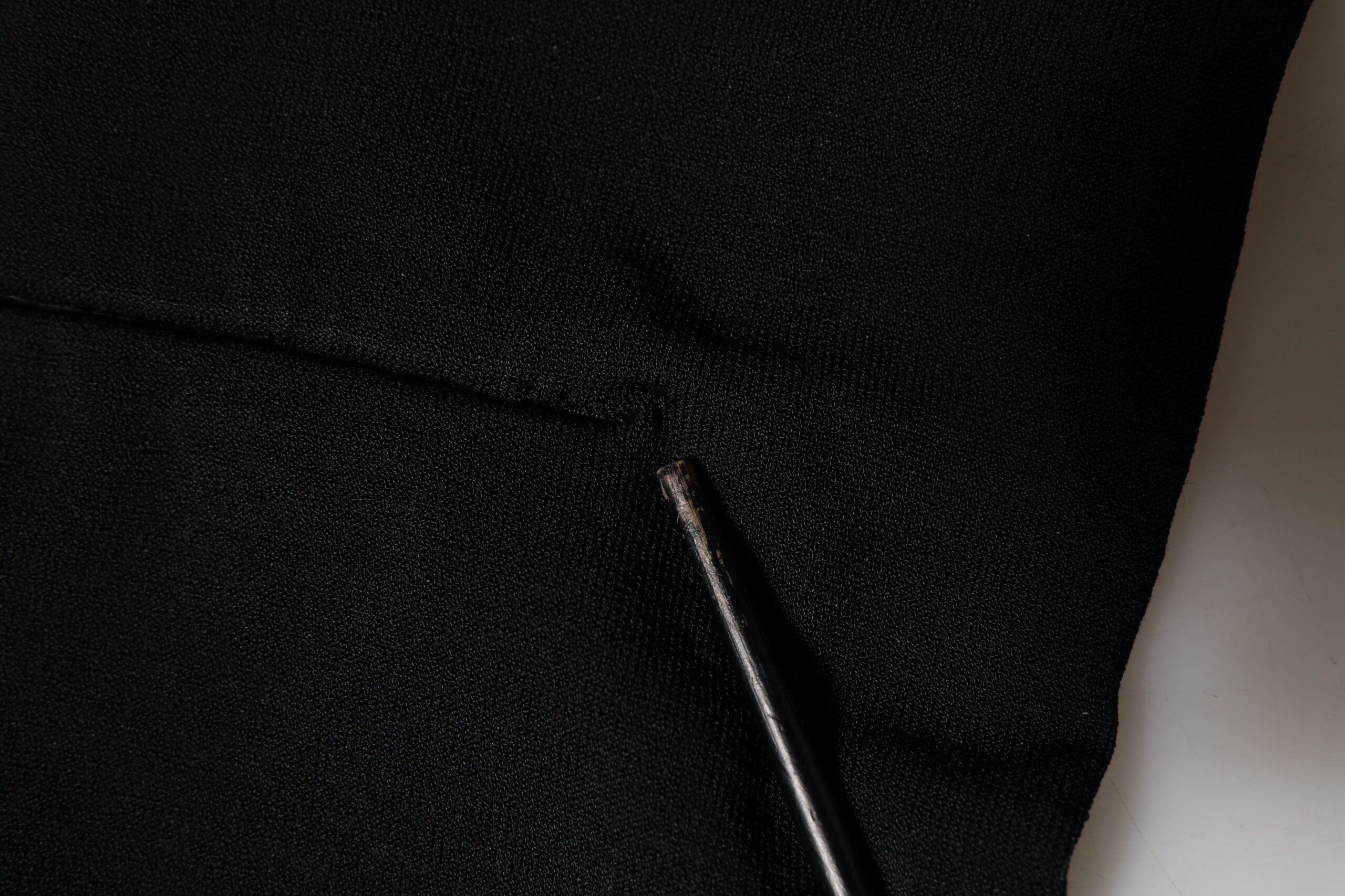 Dolce & Gabbana Schwarzes Viskose-Rollkragen-Pullover-Top