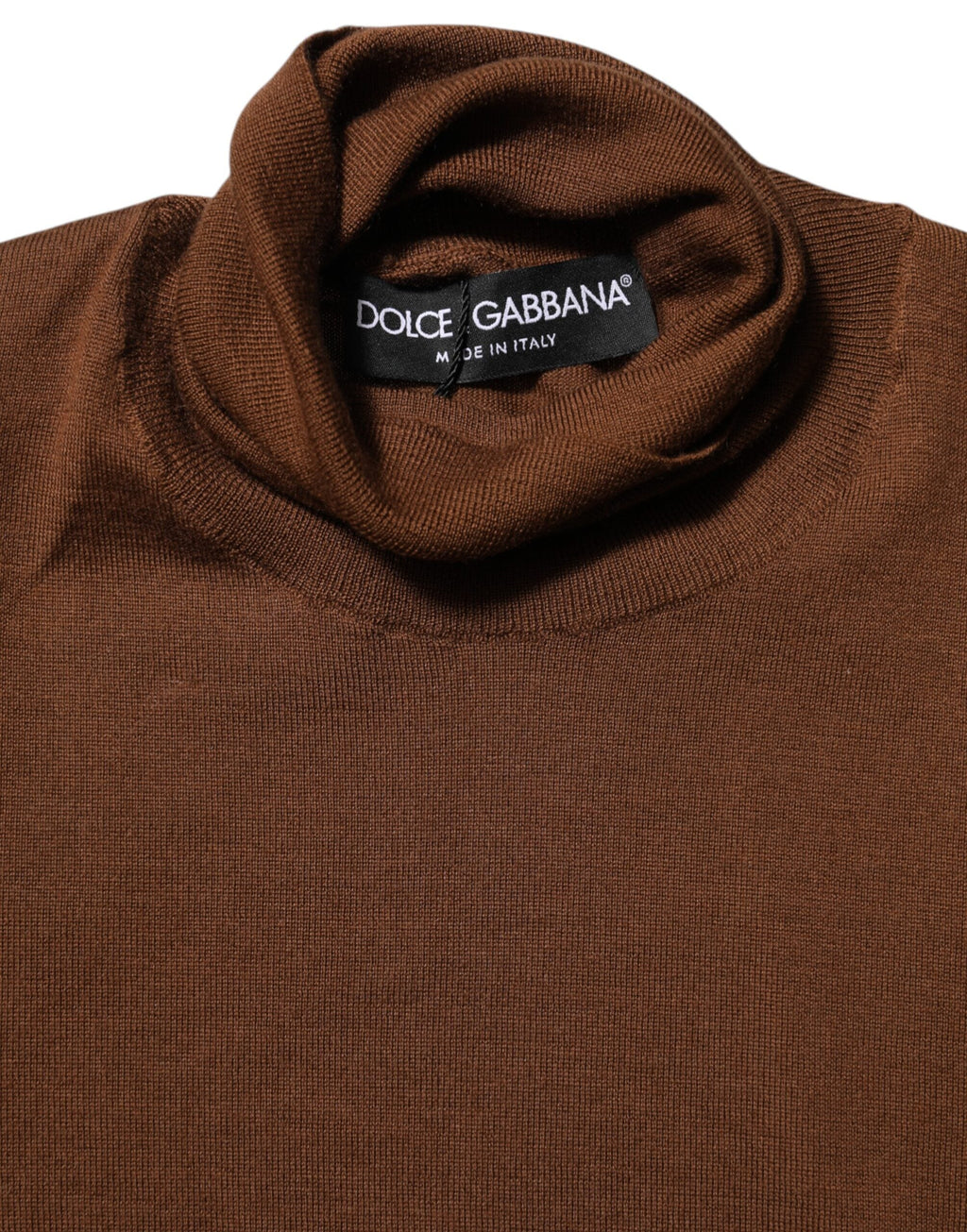 Dolce & Gabbana Brauner Rollkragenpullover aus Kaschmir