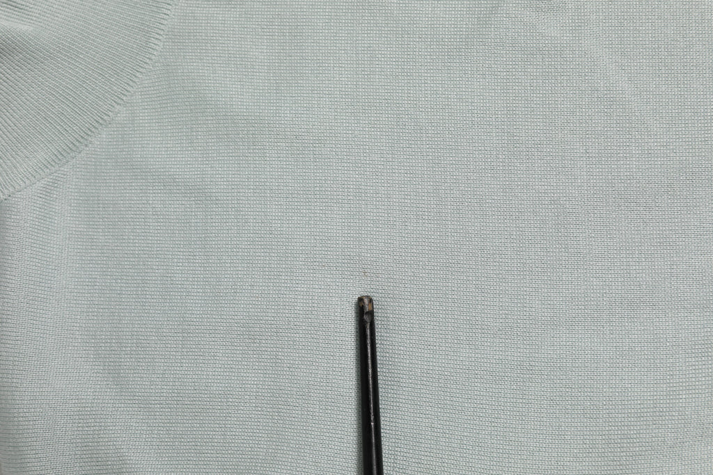 Dolce & Gabbana Graues Rollkragenpullover-Top mit 3/4-Ärmeln