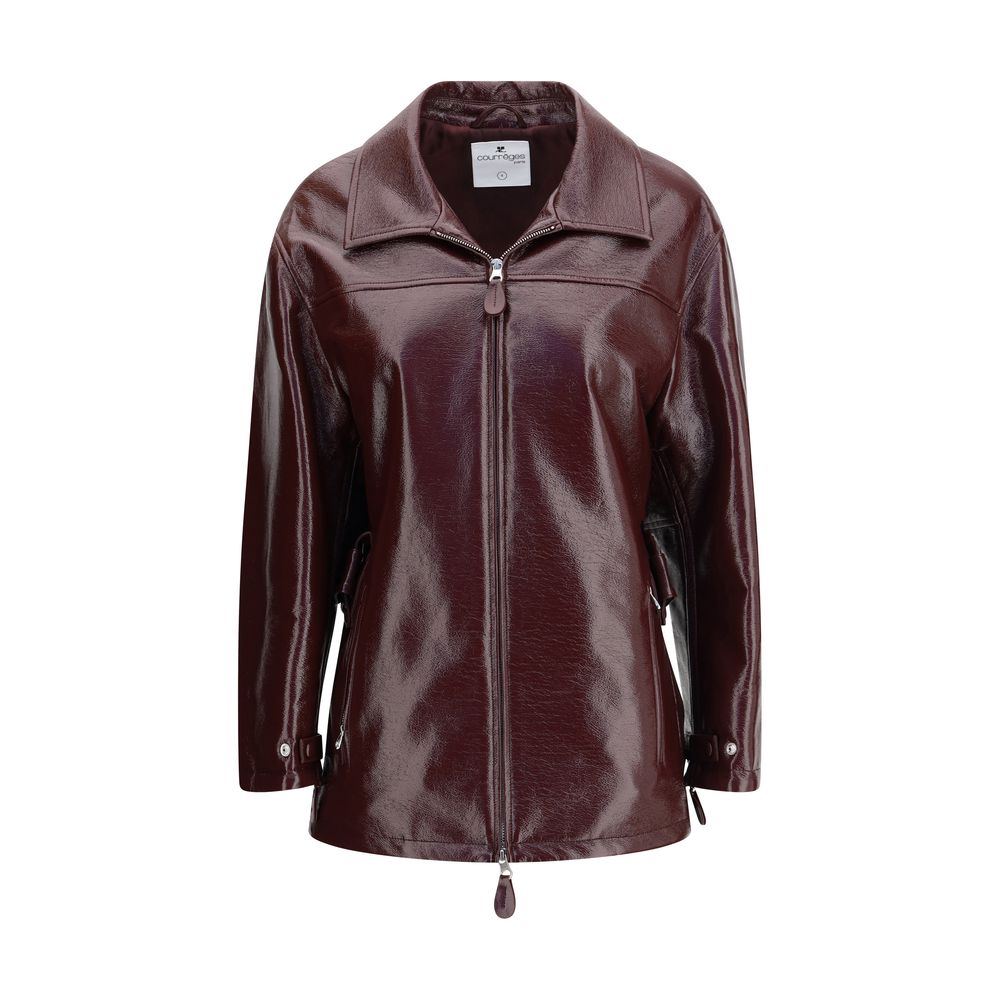 Courrèges Bordeaux-Baumwoll-Kleidung