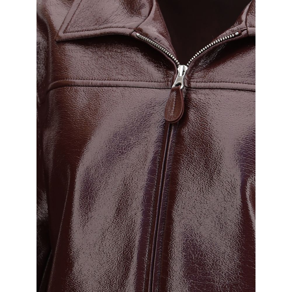 Courrèges Bordeaux-Baumwoll-Kleidung