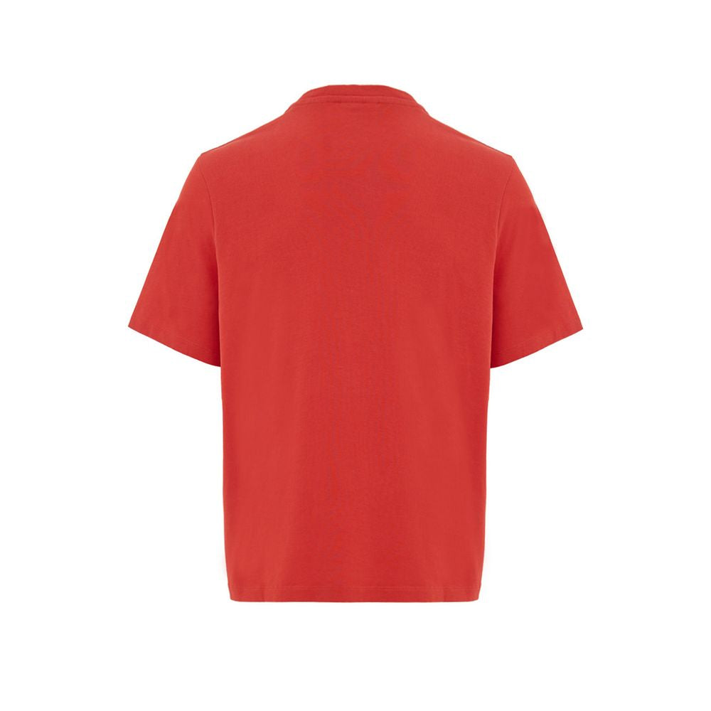 Maison Kitsuné T-Shirt aus roter Baumwolle