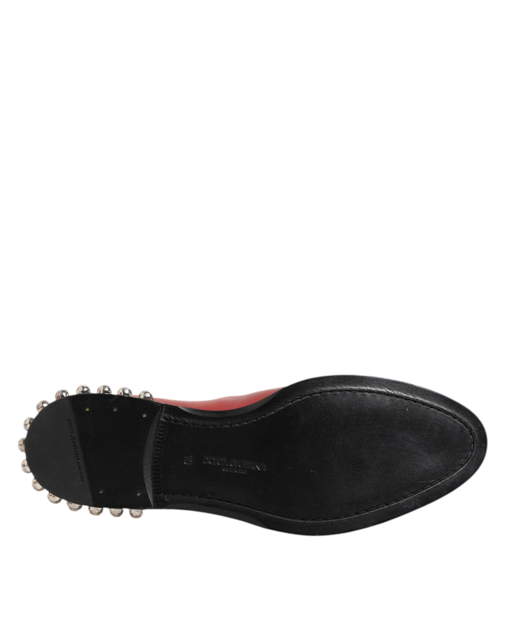 Dolce & Gabbana Rode Studs Chelsea Korte Enkellaarzen Schoenen