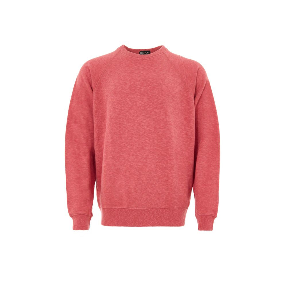 Tom Ford Roter Baumwoll-Kapuzenpulli