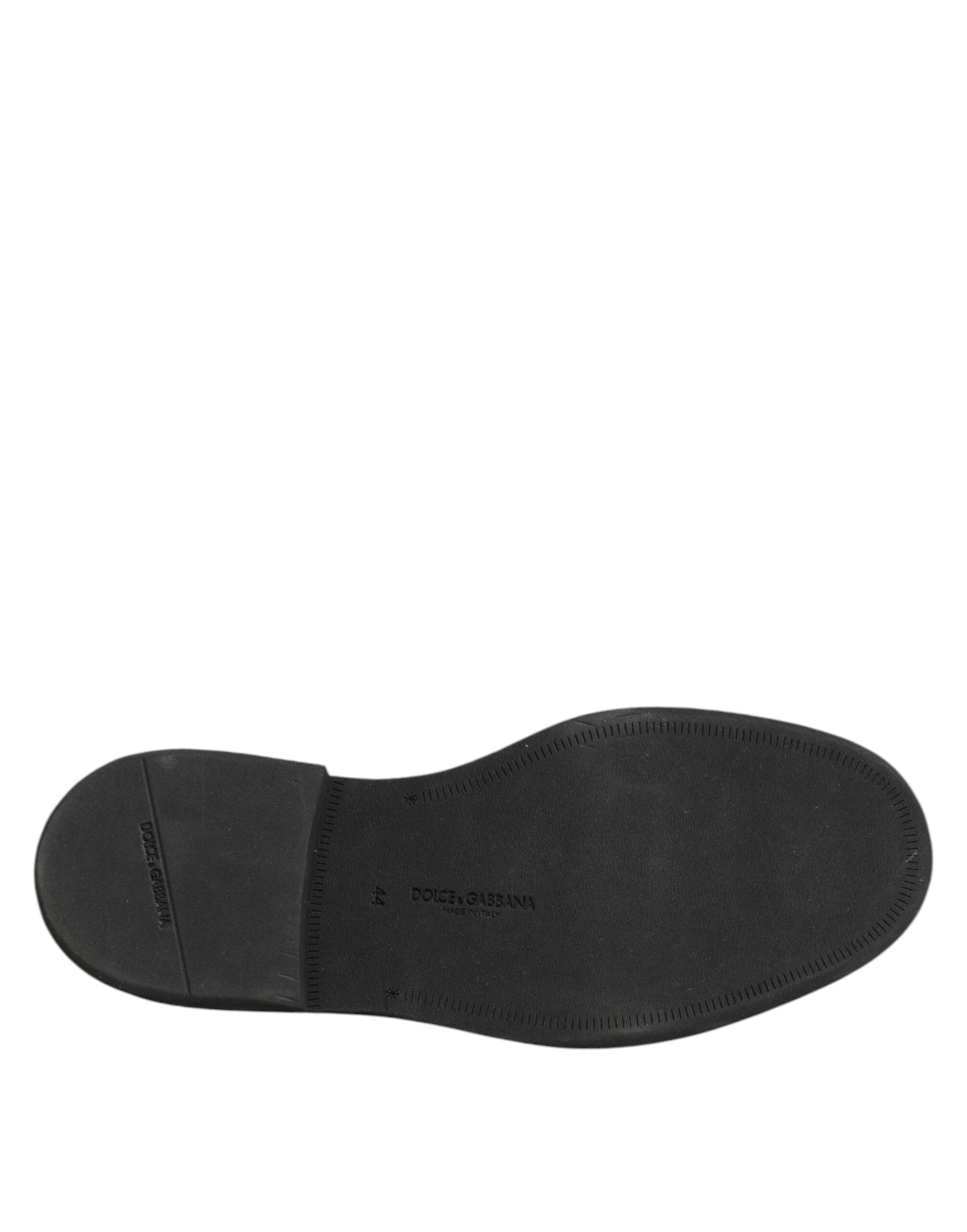 Dolce & Gabbana Braun Leder Lace Up Kleid Männer Oxford Schuhe