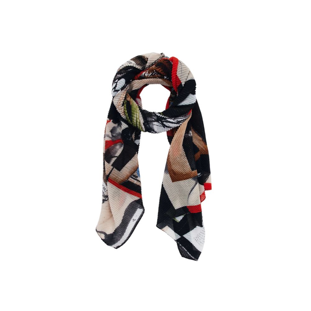 Desigual Grüner Polyester-Schal