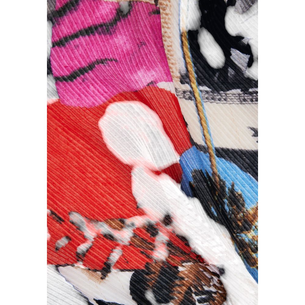 Desigual Grüner Polyester-Schal