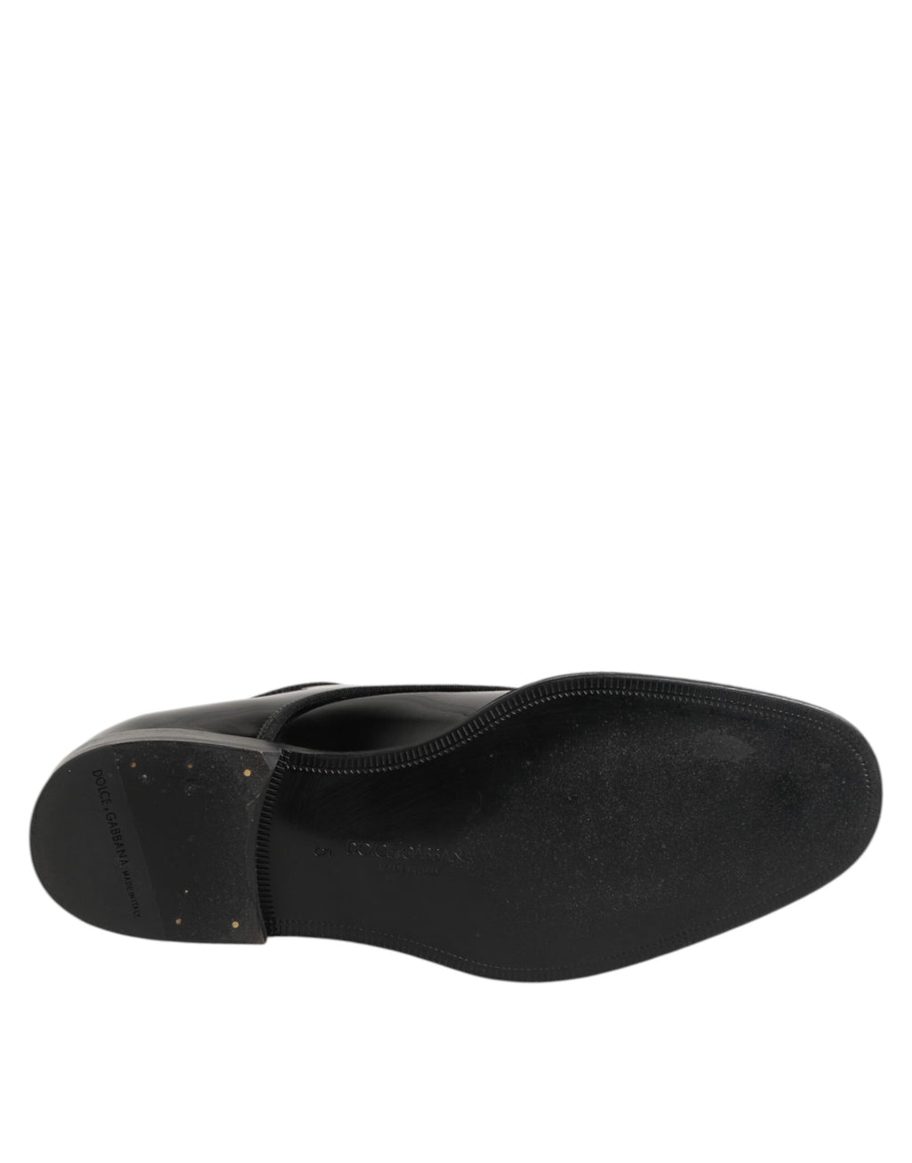 Dolce & Gabbana Schwarze Leder Schnürschuhe Derby Formal Dress Schuhe