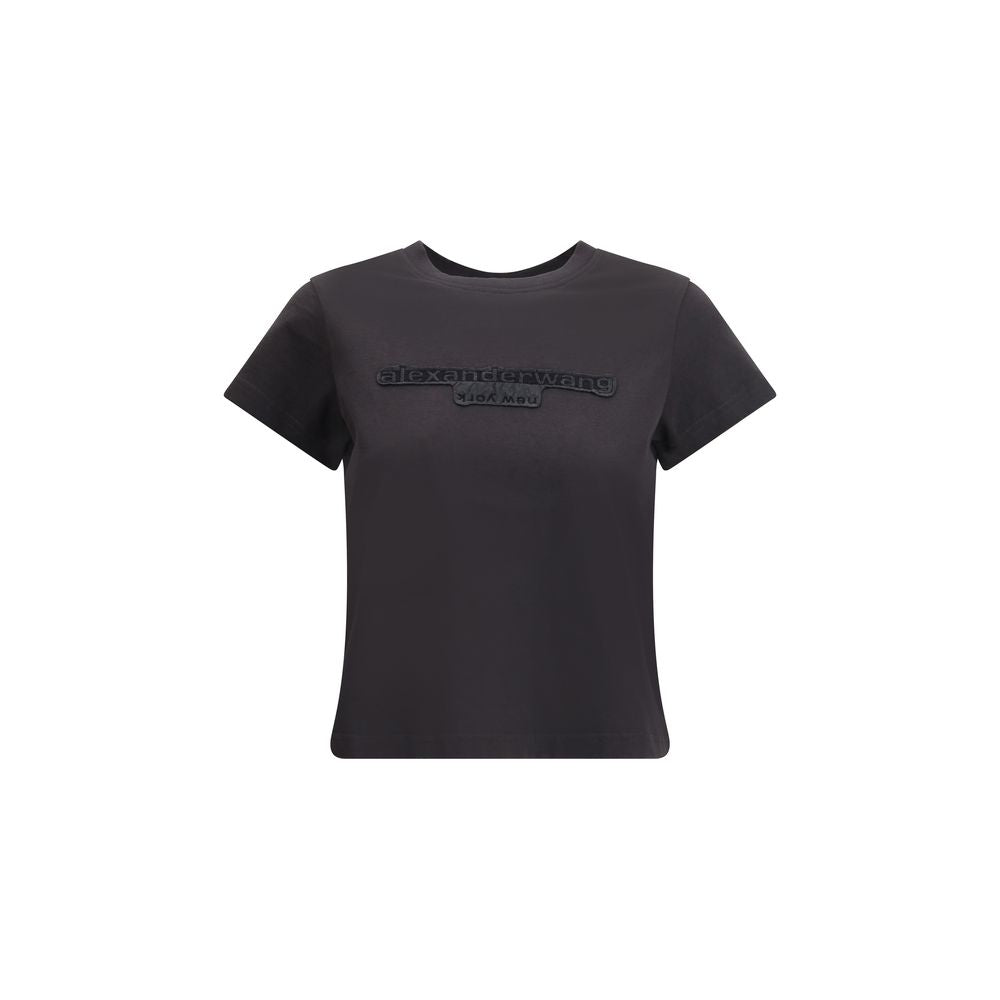 Alexander Wang Graues Baumwoll-T-Shirt