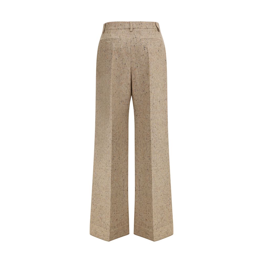 Valentino Palazzo-Hose aus Bottonato Natté