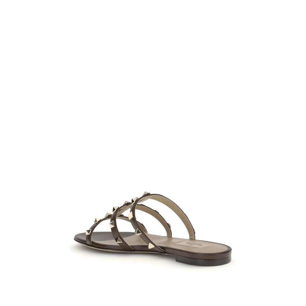Valentino Garavani Rockstud Slider Sandale