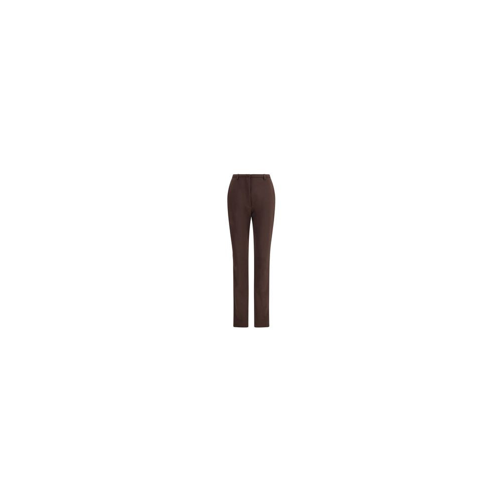 The Latest Braune Skinny-Hose aus Polyester