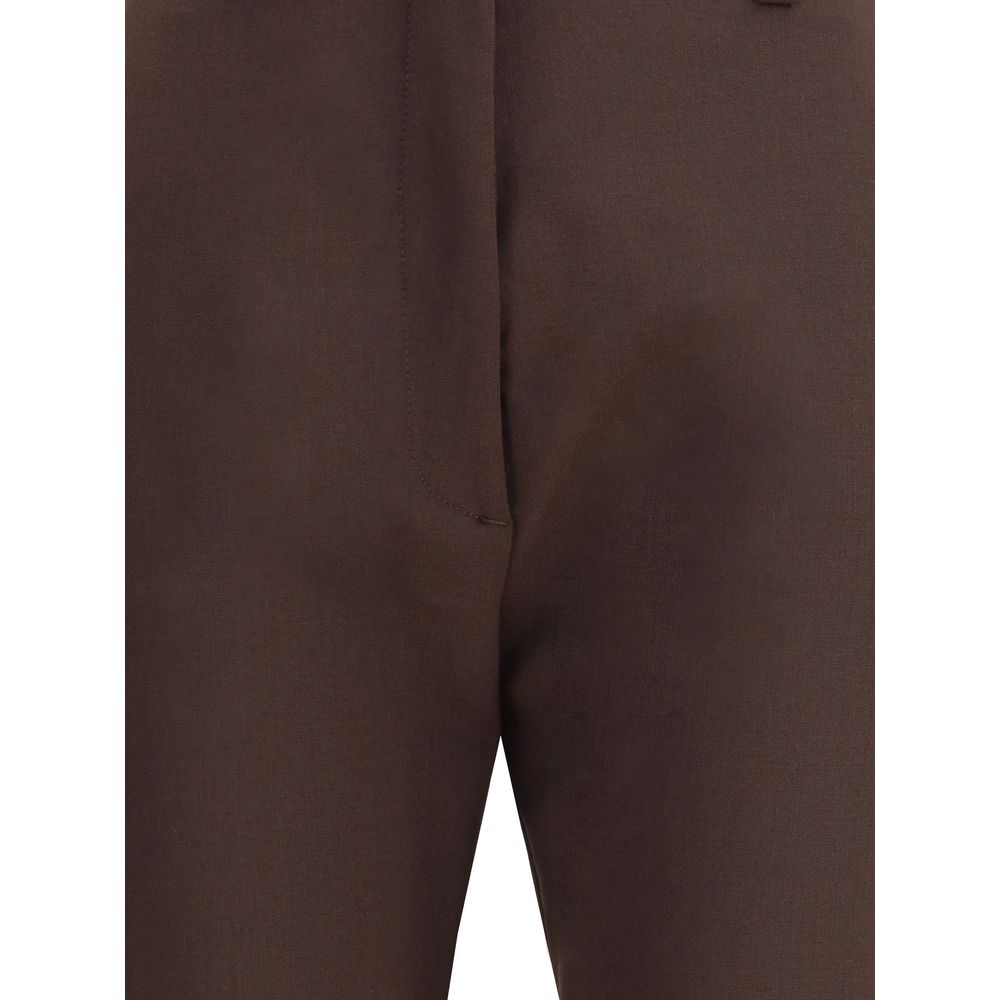 The Latest Braune Skinny-Hose aus Polyester