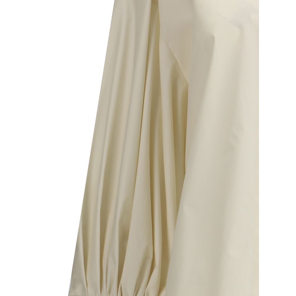 The Latest Baumwollbluse in Creme