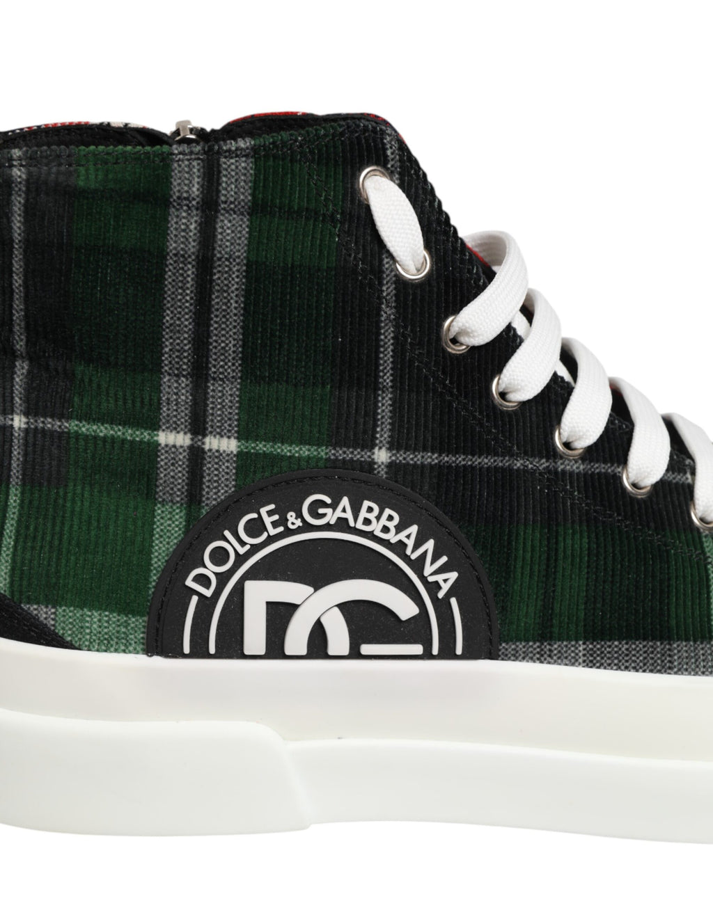 Dolce & Gabbana Multicolor Katoenen High Top Heren Sneakers Schoenen