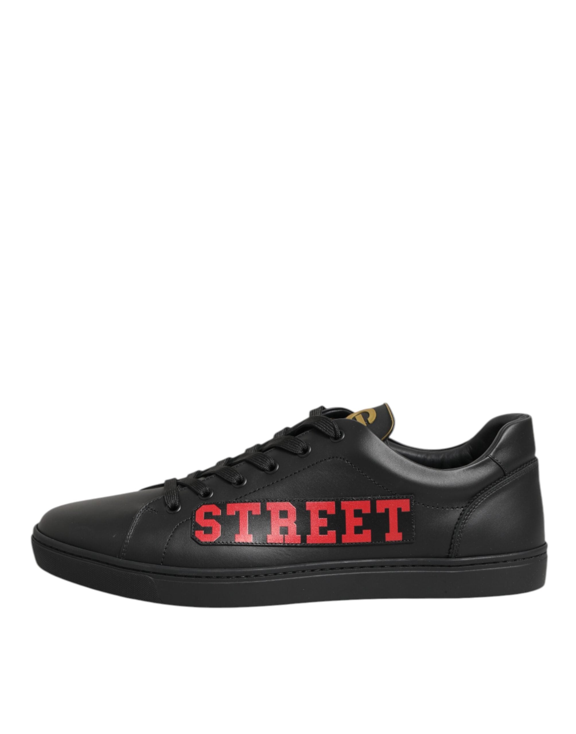 Dolce & Gabbana Schwarz Street Life Low Top Männer Turnschuhe Schuhe