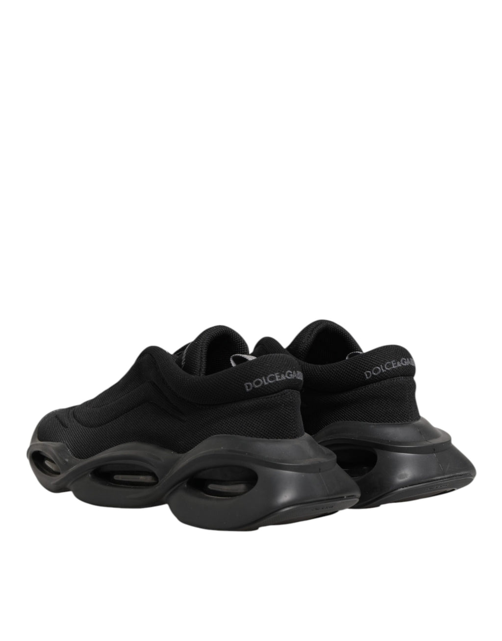 Dolce & Gabbana Schwarze geschnürte Wave Low Top Herren Sneaker Schuhe