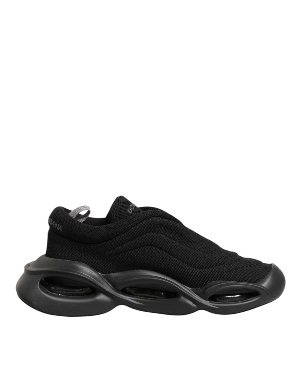 Dolce & Gabbana Schwarz Lace Up Wave Low Top Männer Sneaker Schuhe