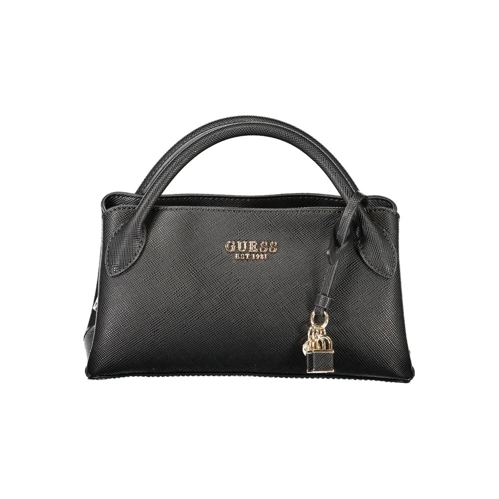 Guess Jeans Schwarze Polyethylen-Handtasche