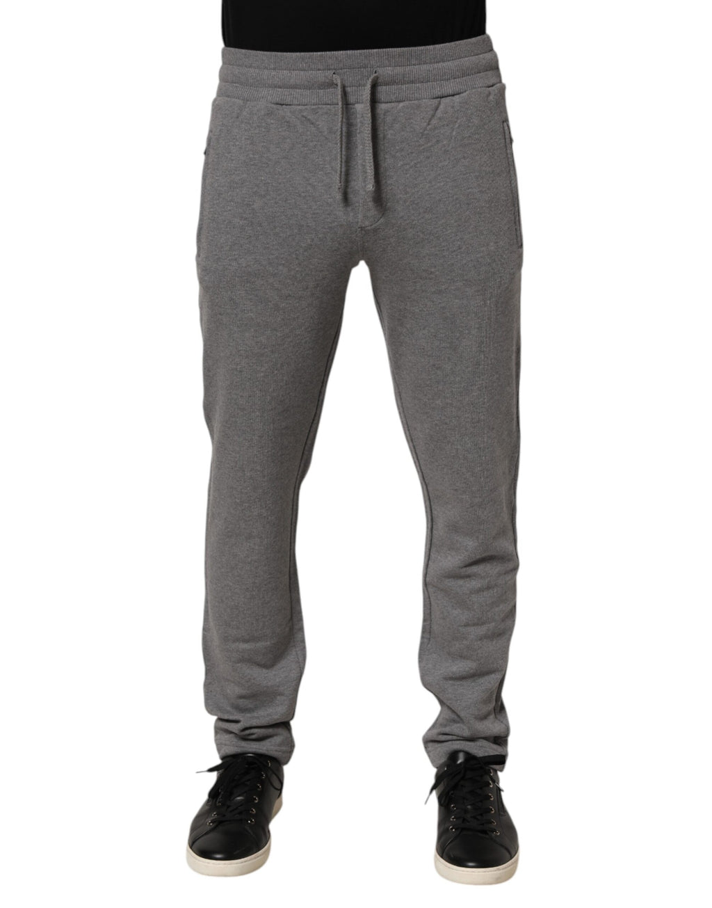 Dolce & Gabbana Baumwoll-Jogger-Sweatpants Hose Grau