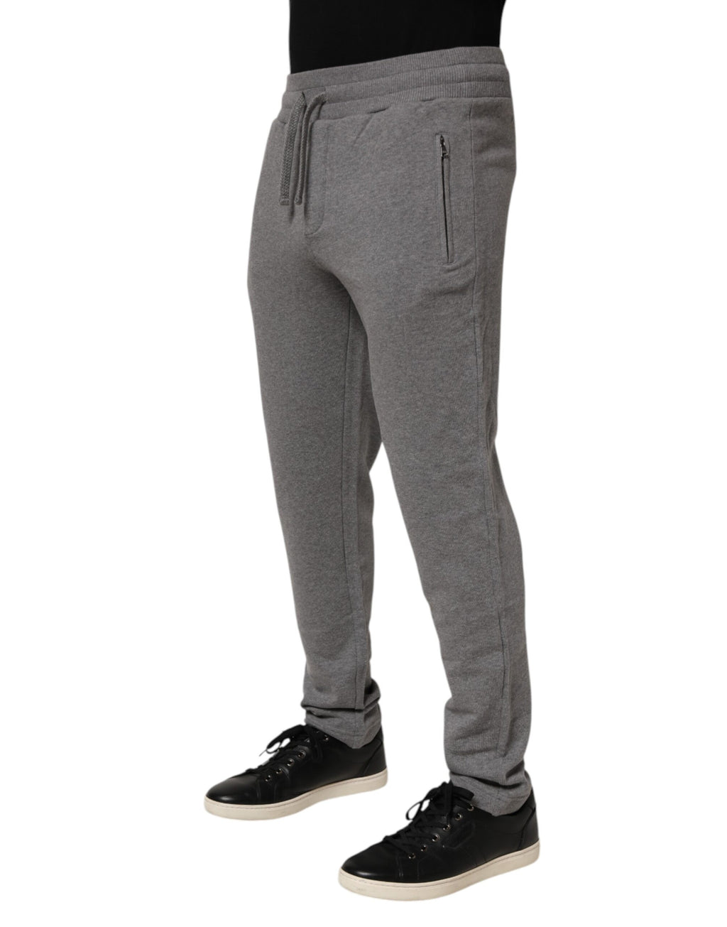 Dolce & Gabbana Baumwoll-Jogger-Sweatpants Hose Grau