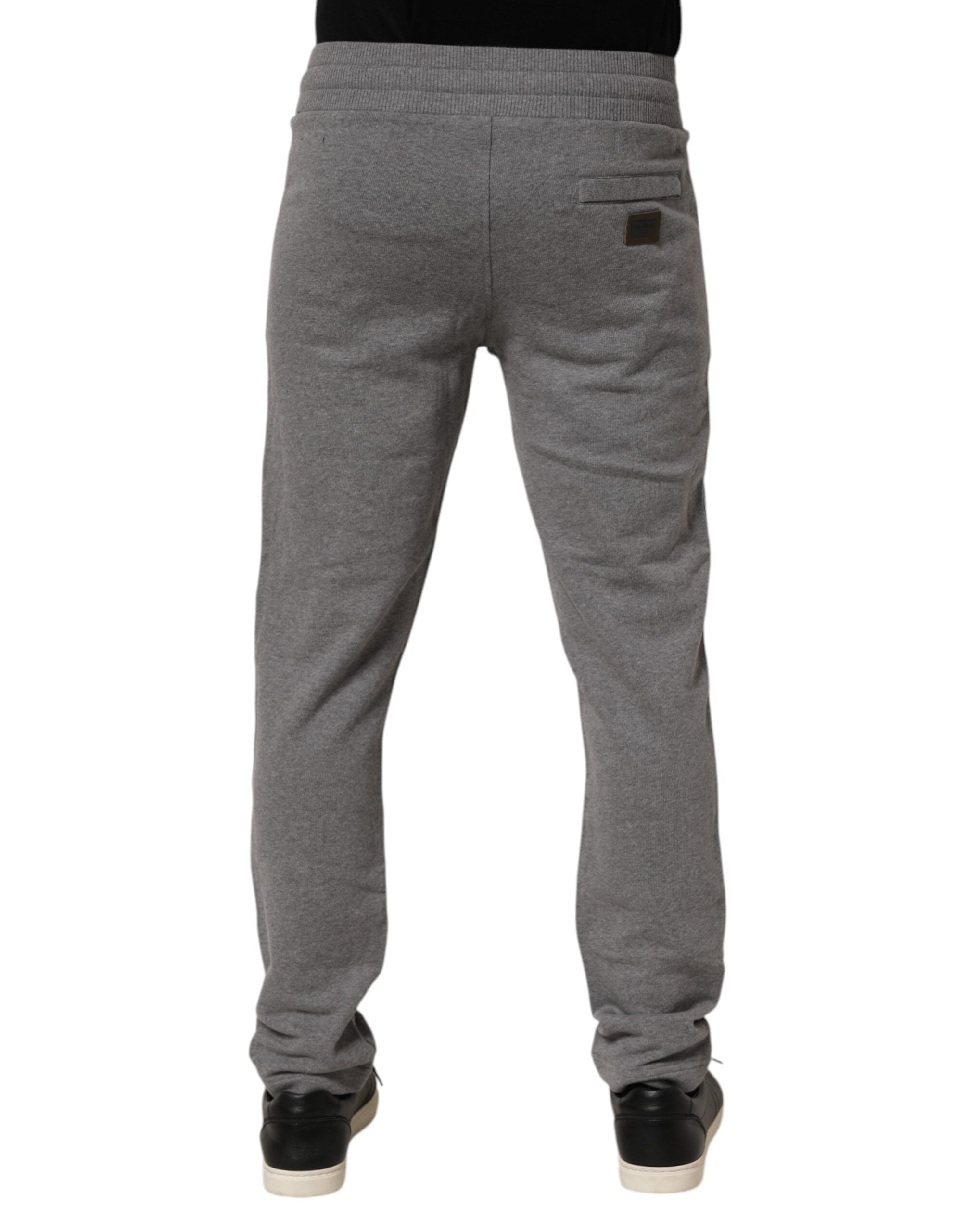 Dolce & Gabbana Baumwoll-Jogger-Sweatpants Hose Grau
