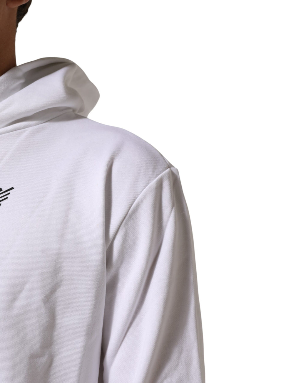 Dolce & Gabbana Weißes Sacred Heart Sweatshirt mit Kapuze Pullover