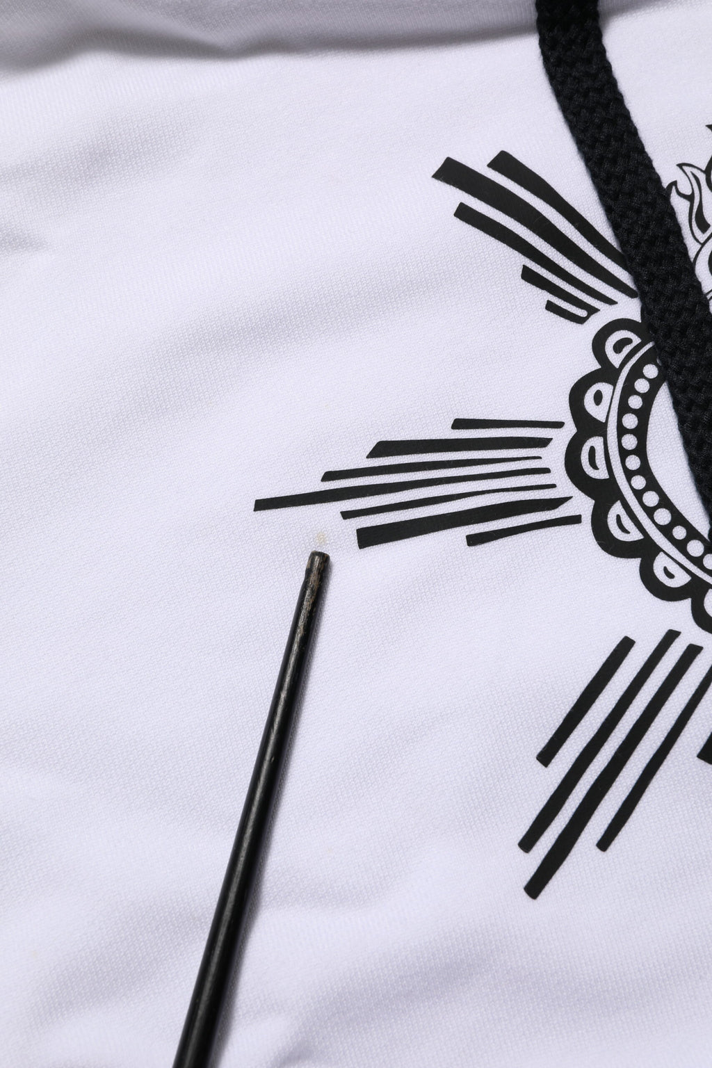 Dolce & Gabbana Weißes Sacred Heart Sweatshirt mit Kapuze Pullover