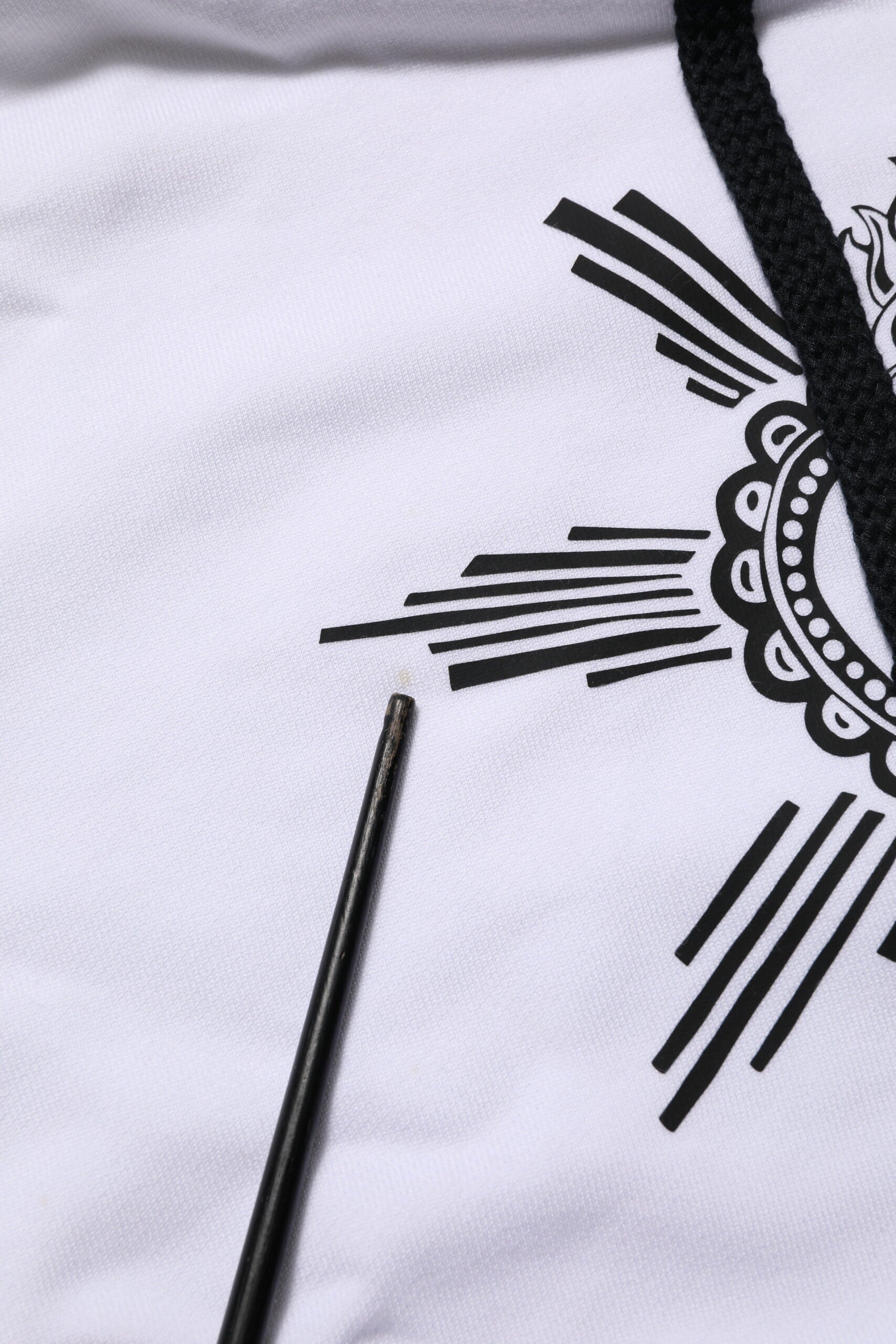 Dolce & Gabbana Weißes Sacred Heart Sweatshirt mit Kapuze Pullover