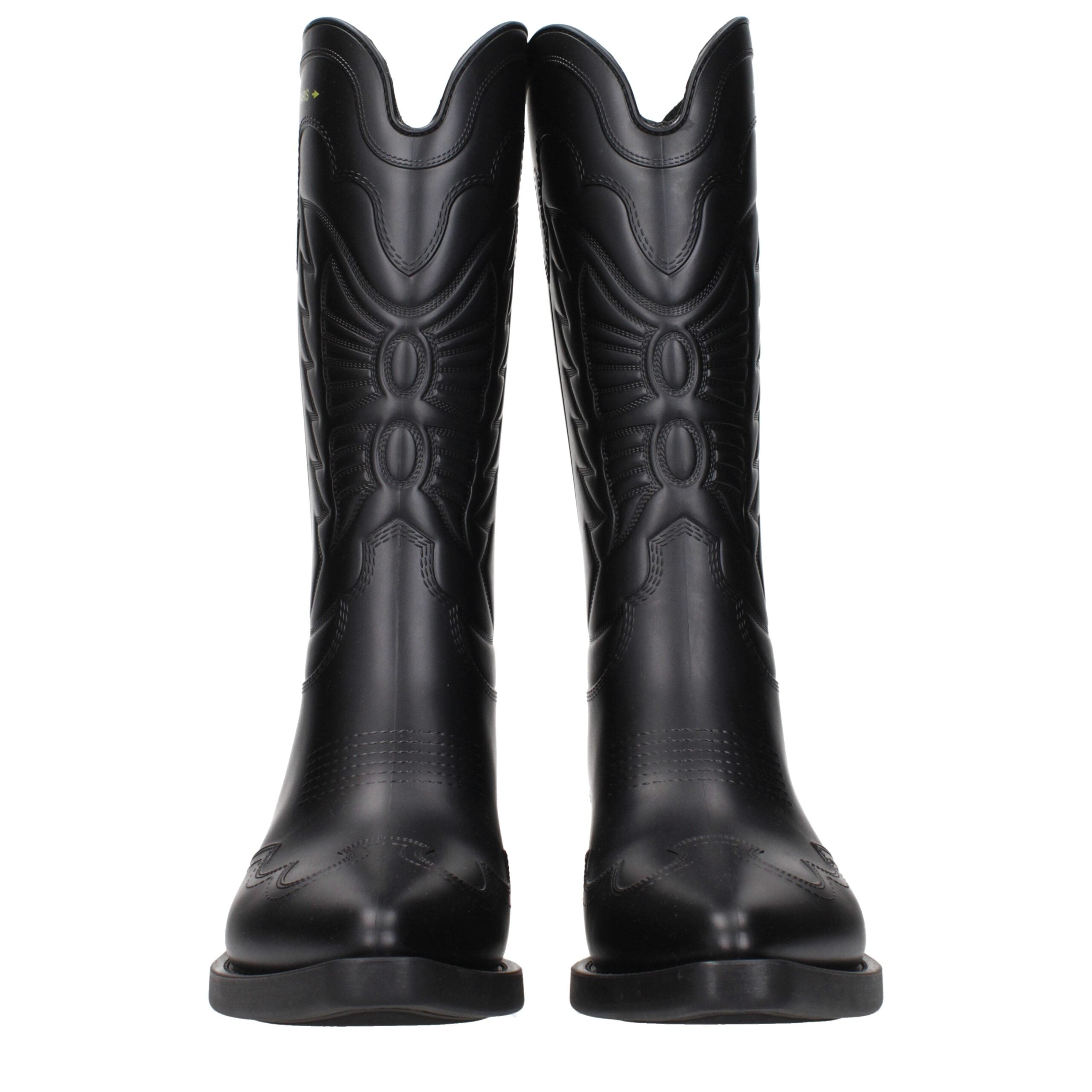 Christian Dior Schwarze Lederstiefeletten