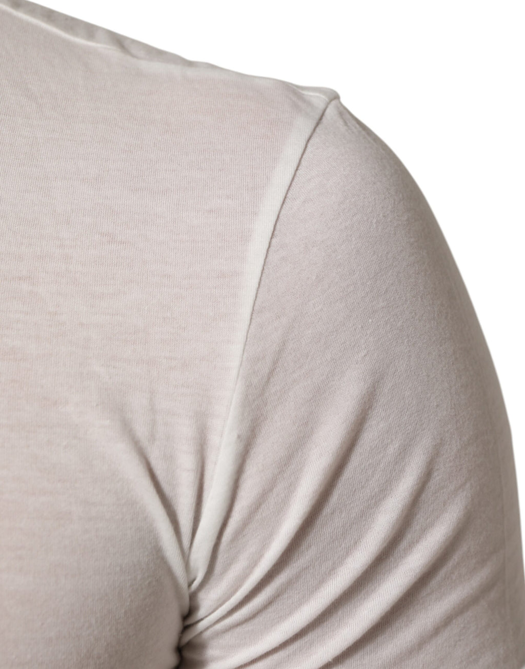 Dolce & Gabbana Weißes Sacred Heart Baumwoll-T-Shirt mit Rundhalsausschnitt