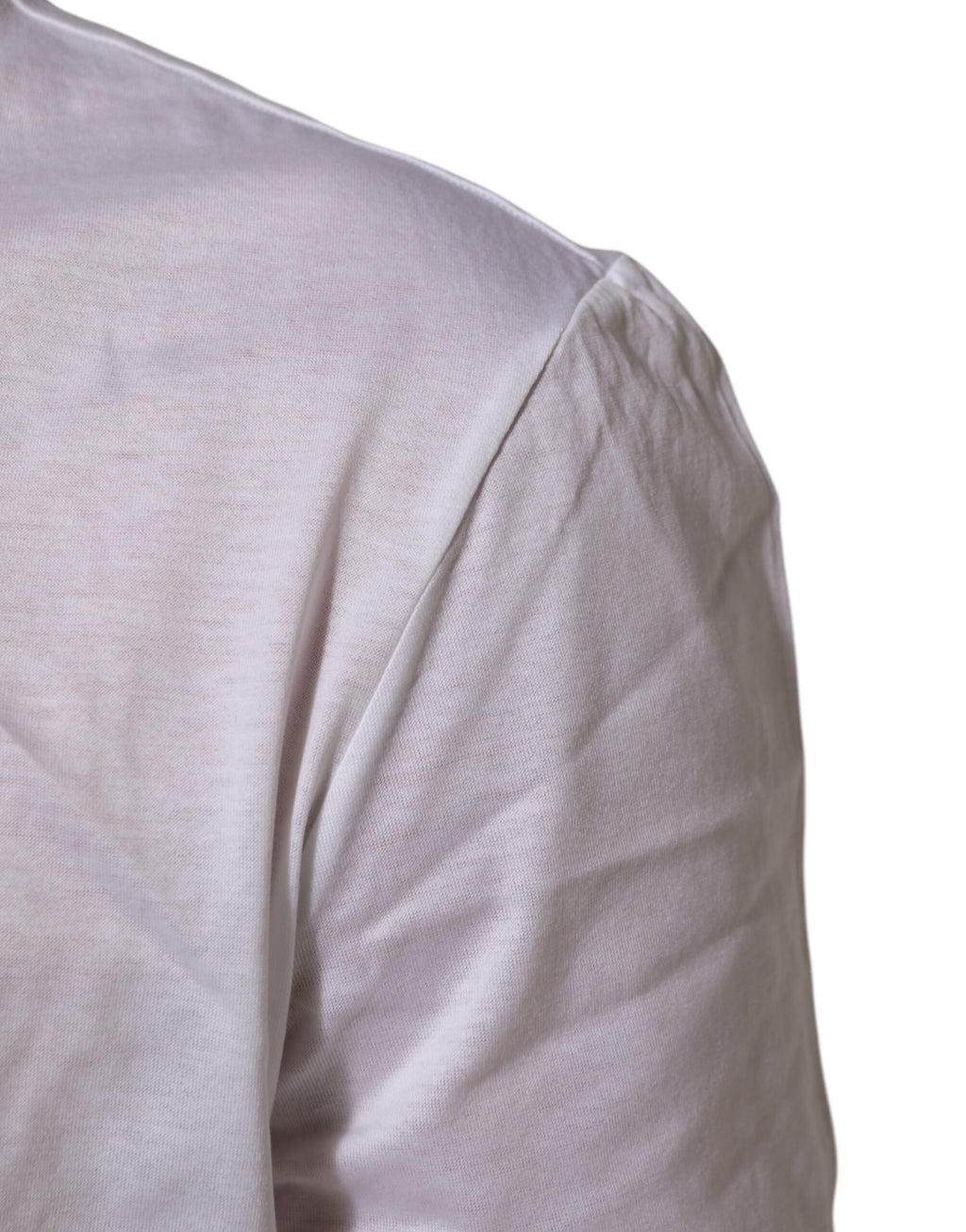 Dolce & Gabbana Weißes Baumwoll-T-Shirt mit Rundhalsausschnitt und Unterwäsche