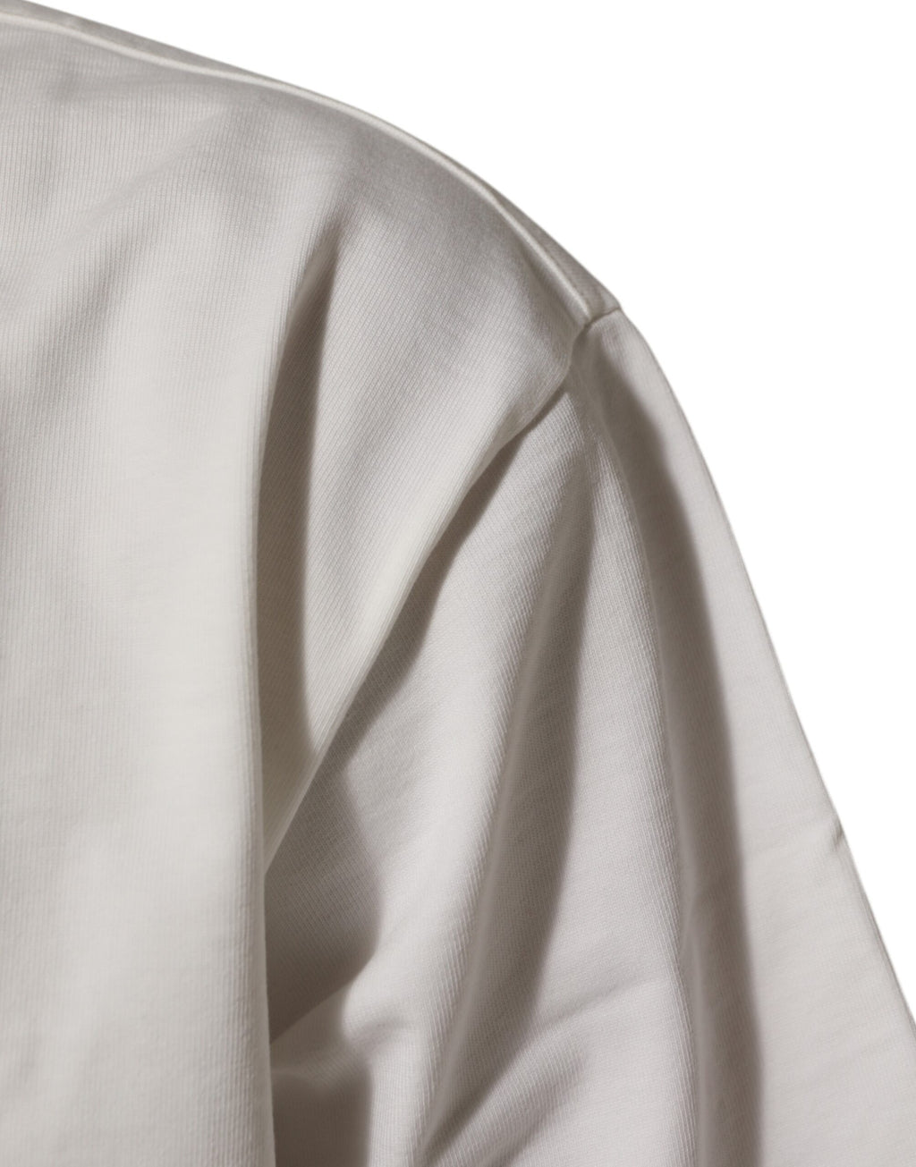 Dolce & Gabbana Weißes T-Shirt mit Rundhalsausschnitt und Logodruck aus Baumwolle für Männer