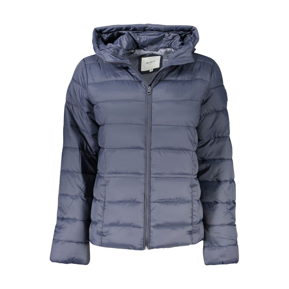 Pepe Jeans Blaue Polyamid-Jacken &amp