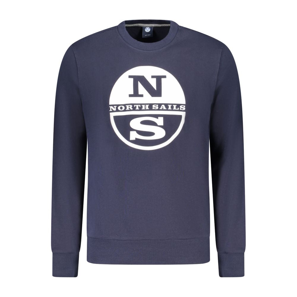 North Sails Blaues Baumwoll-Sweatshirt