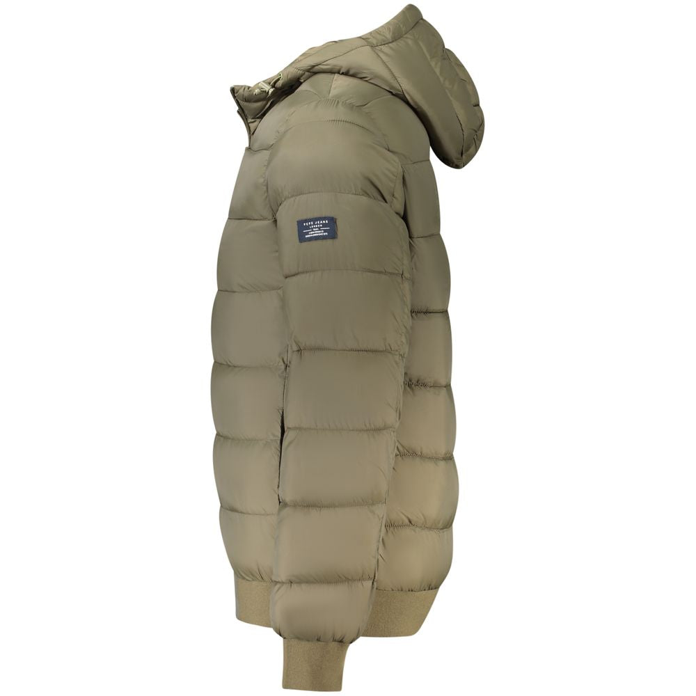 Pepe Jeans Braune Polyamid-Jacken &amp