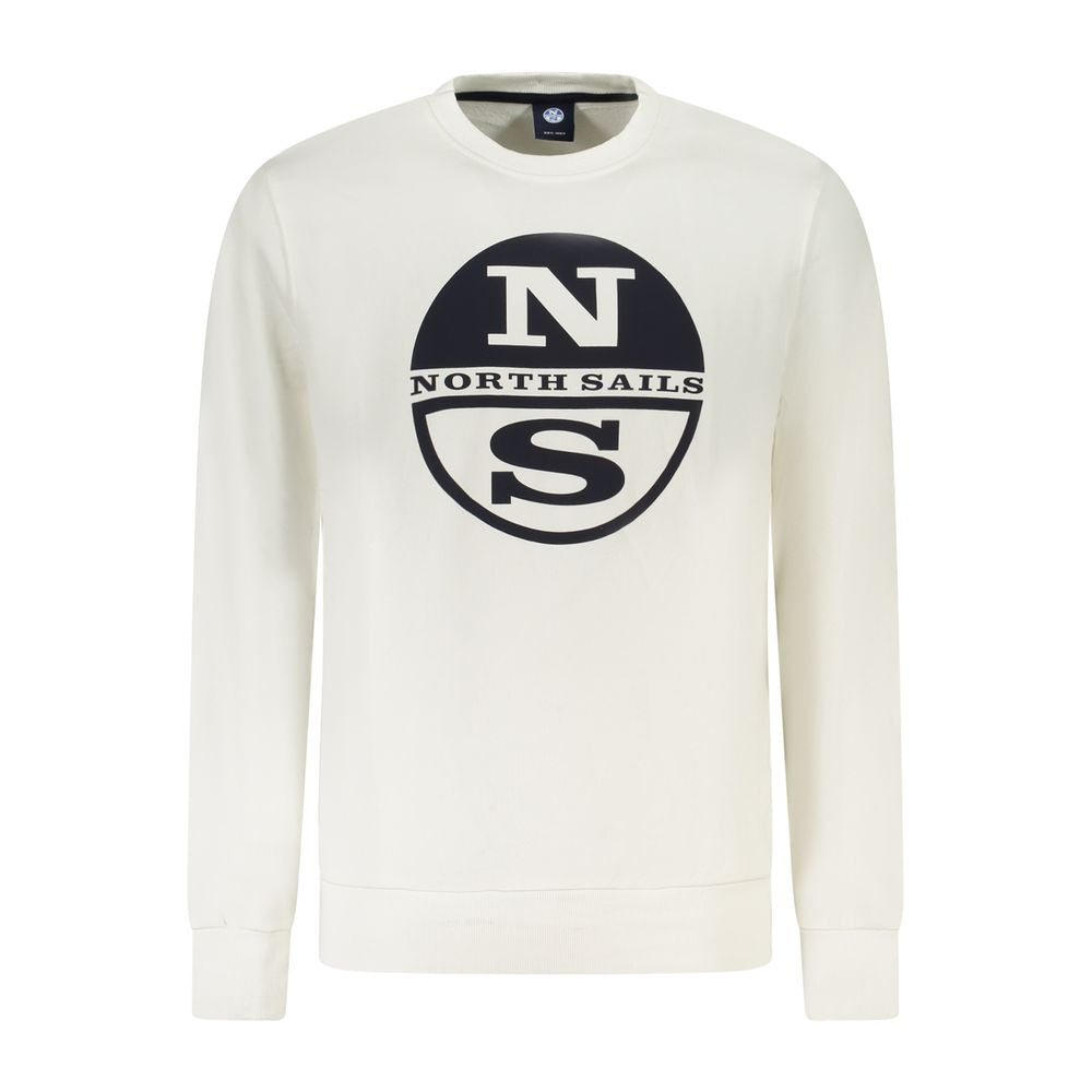 North Sails Weißes Baumwoll-Sweatshirt