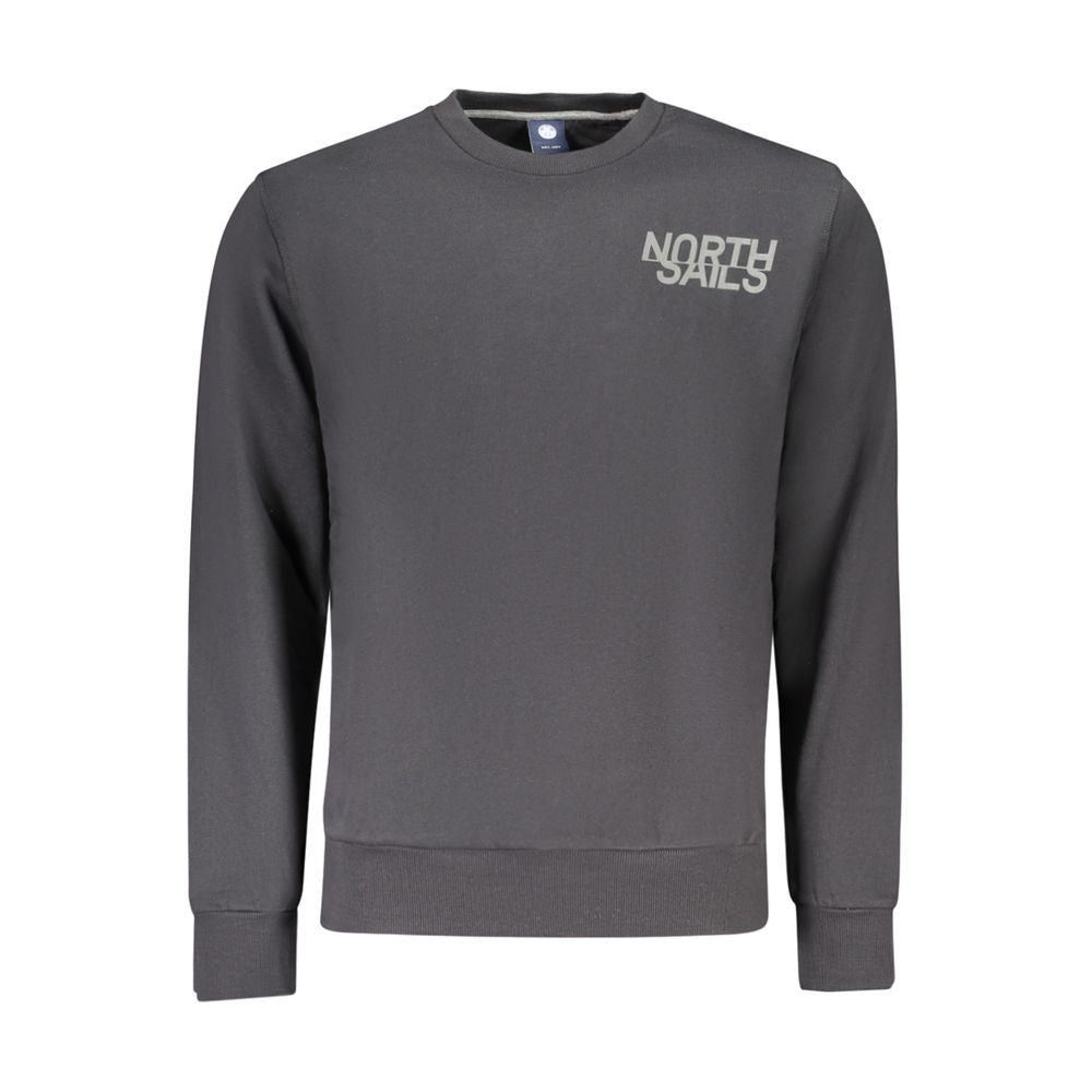 North Sails Schwarzes Baumwoll-Sweatshirt