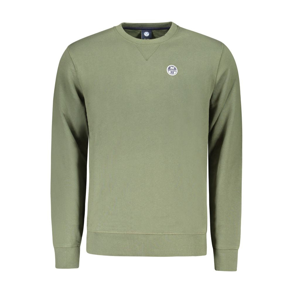 North Sails Grünes Baumwoll-Sweatshirt