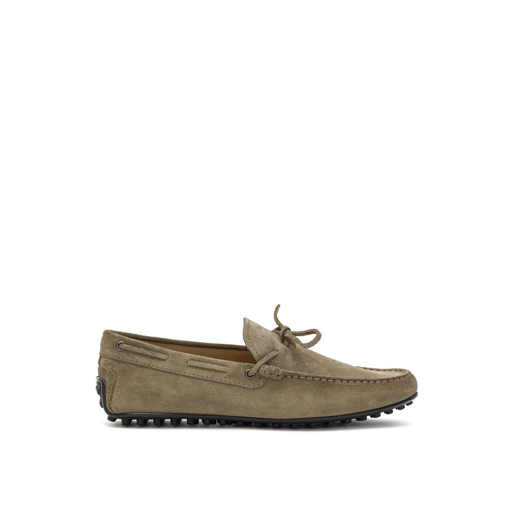 Tod's Beige Wildleder Mokassin